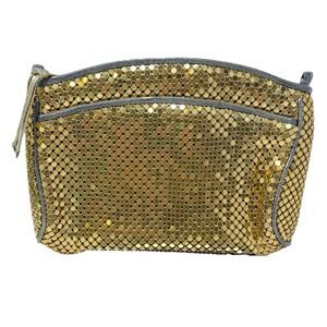 Vintage La Regale Gold Metal‎ Chainmail Purse Evening Bag Art Deco Clutch
